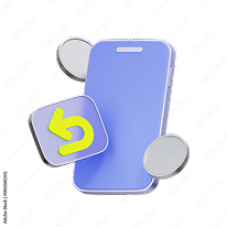 スマホの3Dイラスト